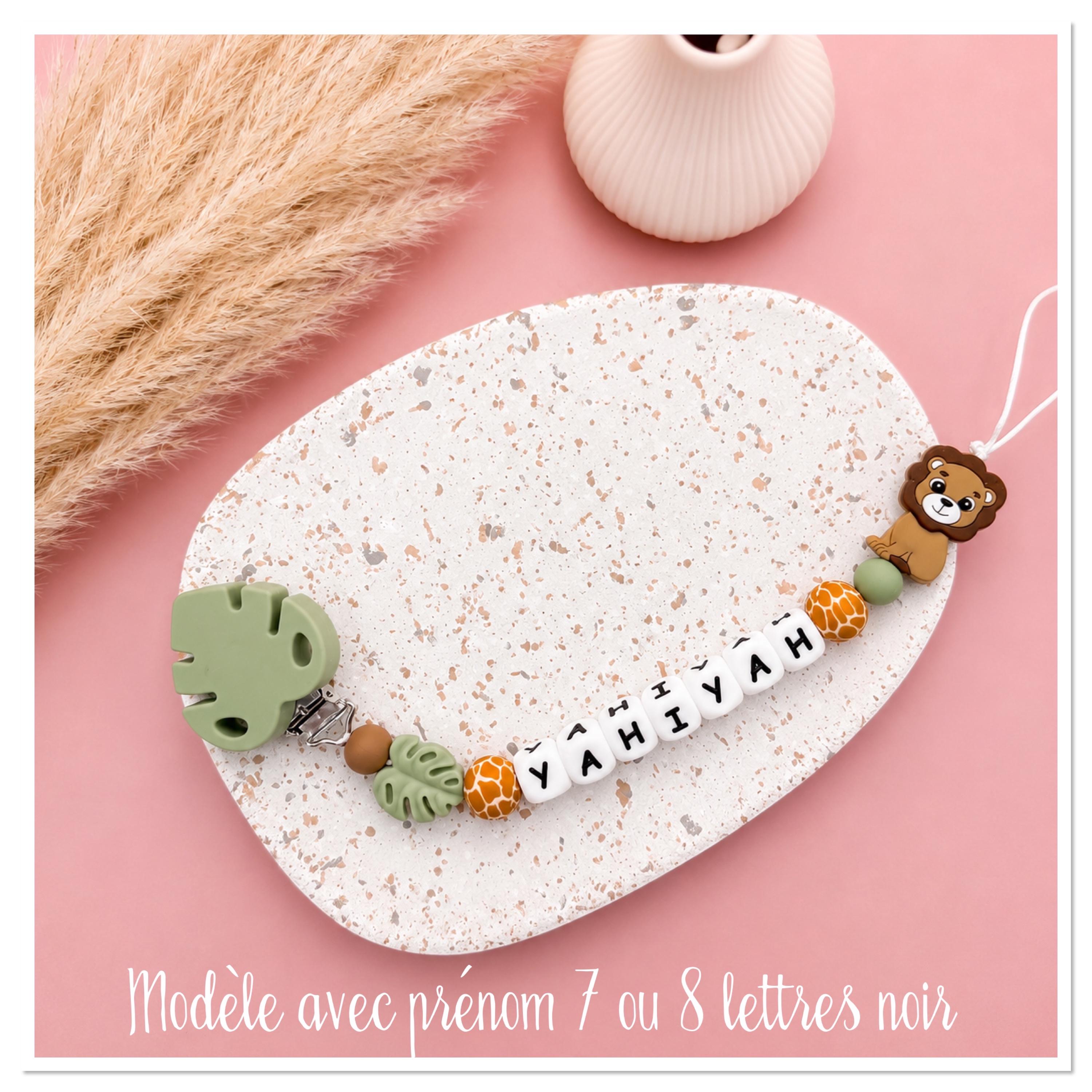 Modèle "MACEO" - Attache tétine lion lionceau